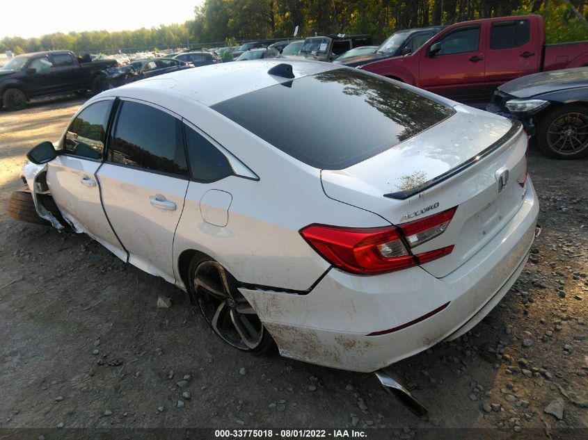2021 HONDA ACCORD SEDAN SPORT SE VIN: 1HGCV1F43MA000865