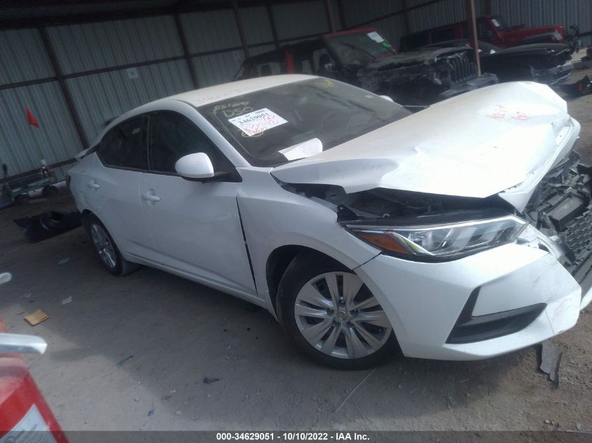 2022 NISSAN SENTRA S VIN: 3N1AB8BV1NY238767