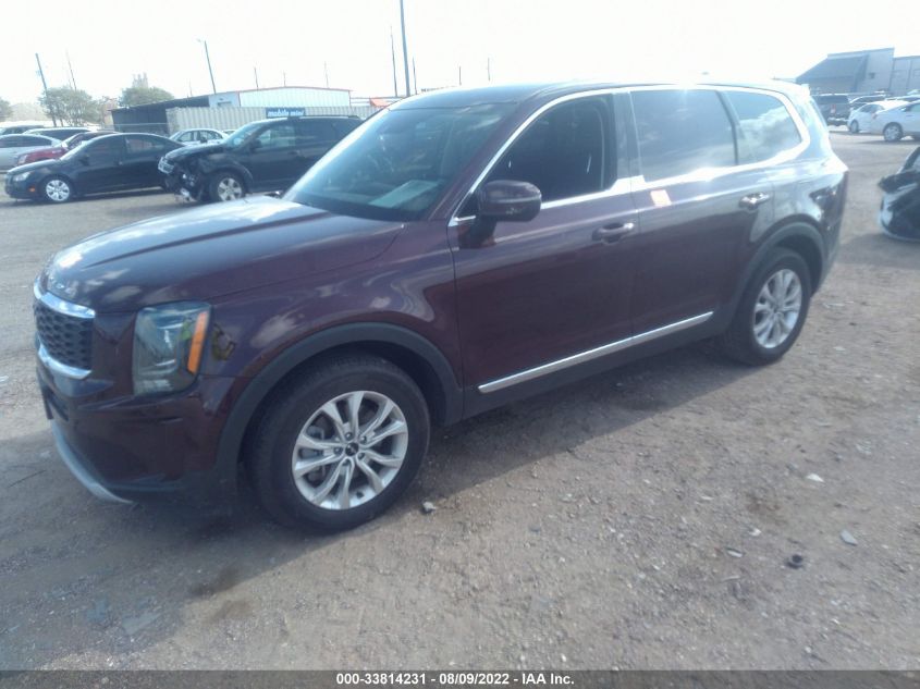 2022 KIA TELLURIDE LX VIN: 5XYP2DHC1NG218965