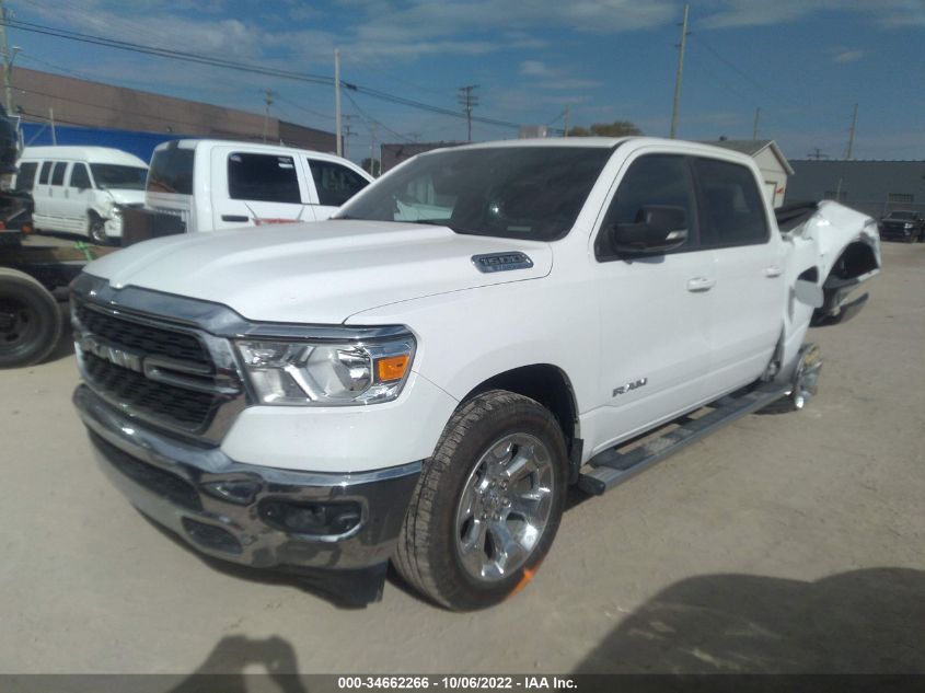 2022 RAM 1500 BIG HORN VIN: 1C6RRFFG0NN237321