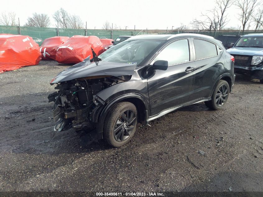 2022 HONDA HR-V SPORT VIN: 3CZRU6H17NM714797