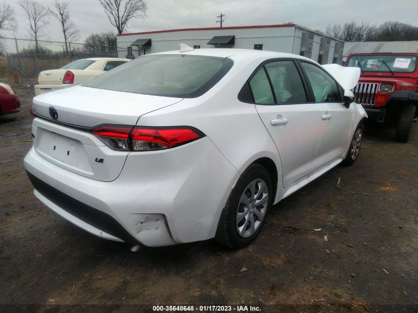 2022 TOYOTA COROLLA LE VIN: JTDEPMAE1N3027023