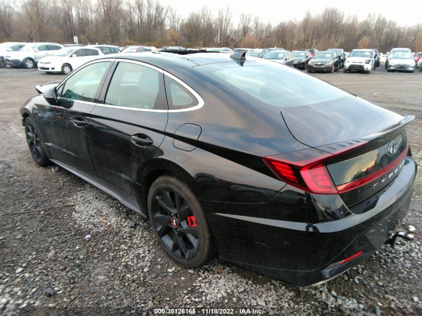 2022 HYUNDAI SONATA N LINE NIGHT EDITION VIN: 5NPEK4JCXNH146223