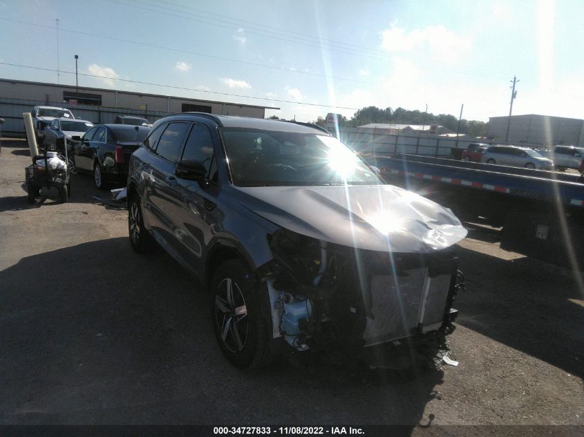 2022 KIA SORENTO EX VIN: 5XYRH4LF8NG103305