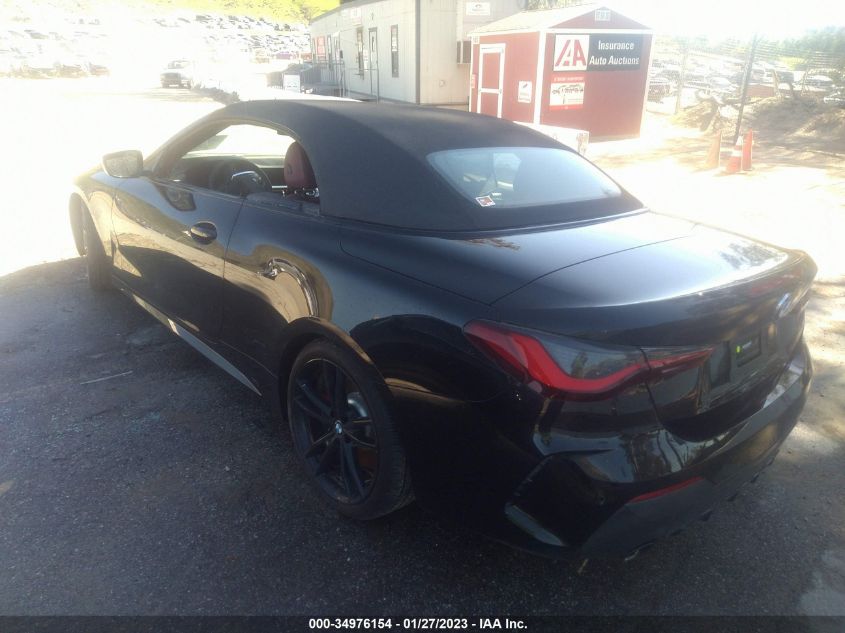 2022 BMW 4 SERIES 430I VIN: WBA23AT01NCK73338