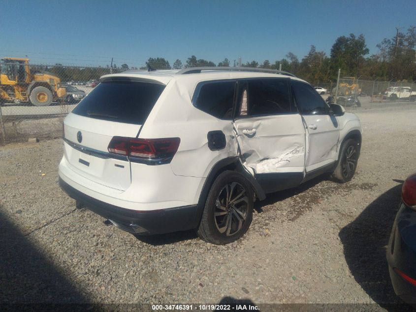 2021 VOLKSWAGEN ATLAS 3.6L V6 SEL PREMIUM VIN: 1V2TR2CA0MC528787