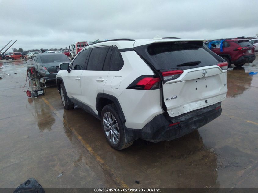 2022 TOYOTA RAV4 XLE PREMIUM VIN: 2T3C1RFV1NW233020