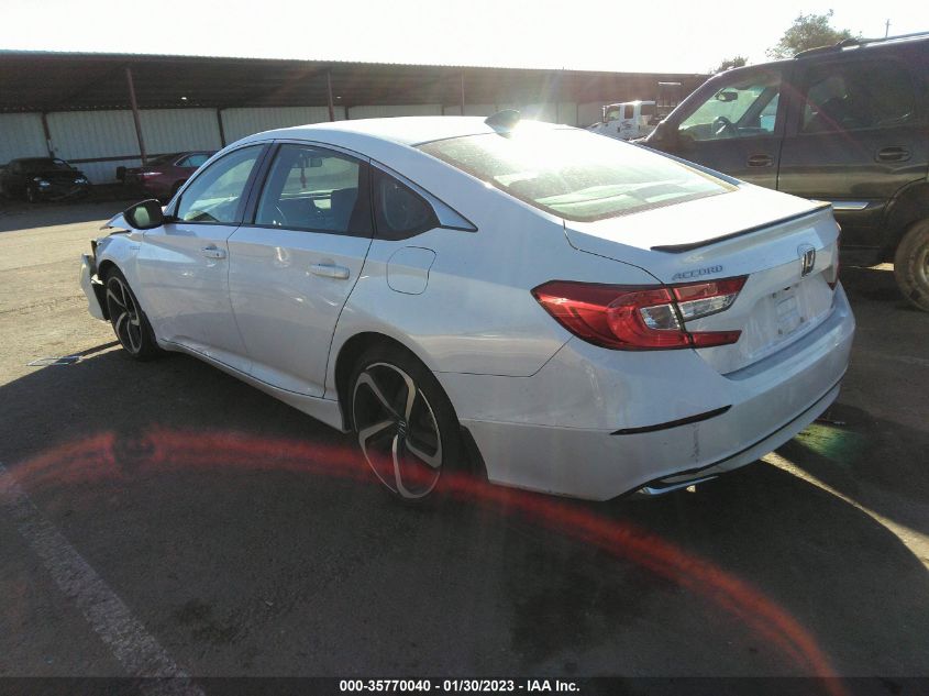 2022 HONDA ACCORD HYBRID SPORT VIN: 1HGCV3F28NA031847