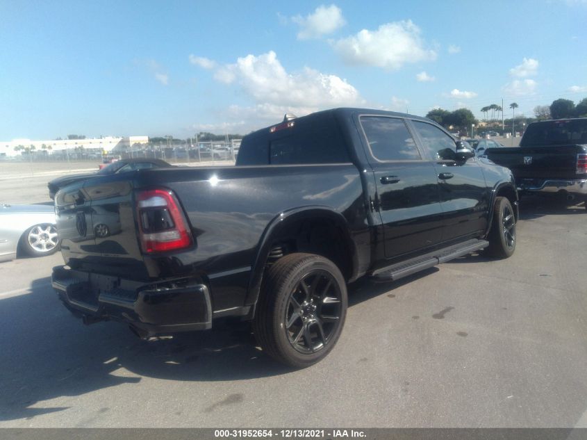 2021 RAM 1500 LARAMIE VIN: 1C6RREJT8MN816084