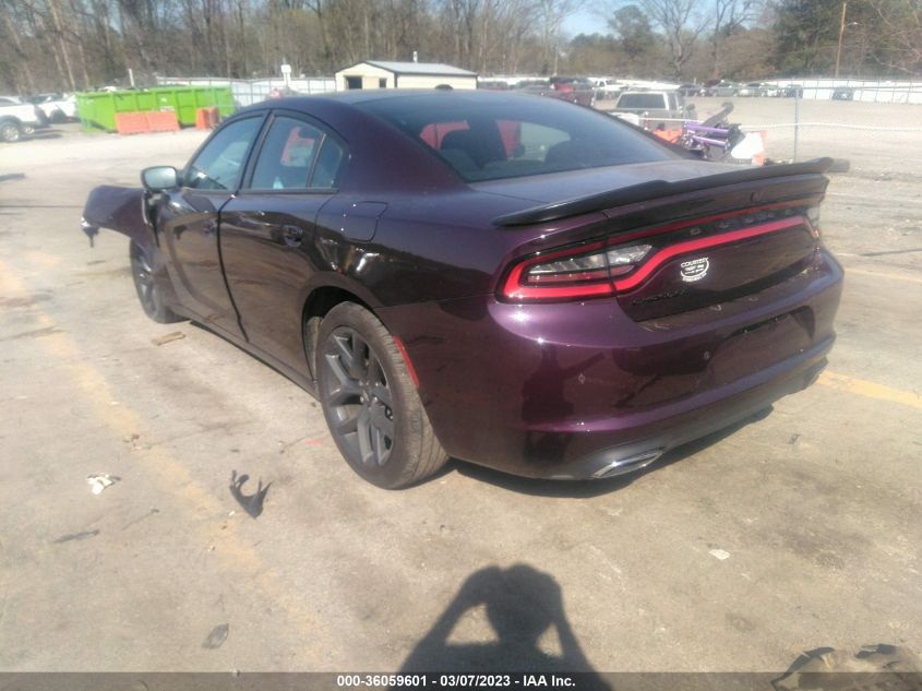 2022 DODGE CHARGER SXT VIN: 2C3CDXBGXNH110646
