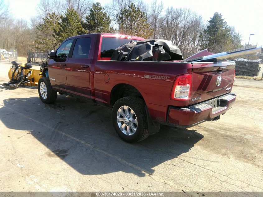 2022 RAM 2500 BIG HORN VIN: 3C6UR5DJ8NG124843