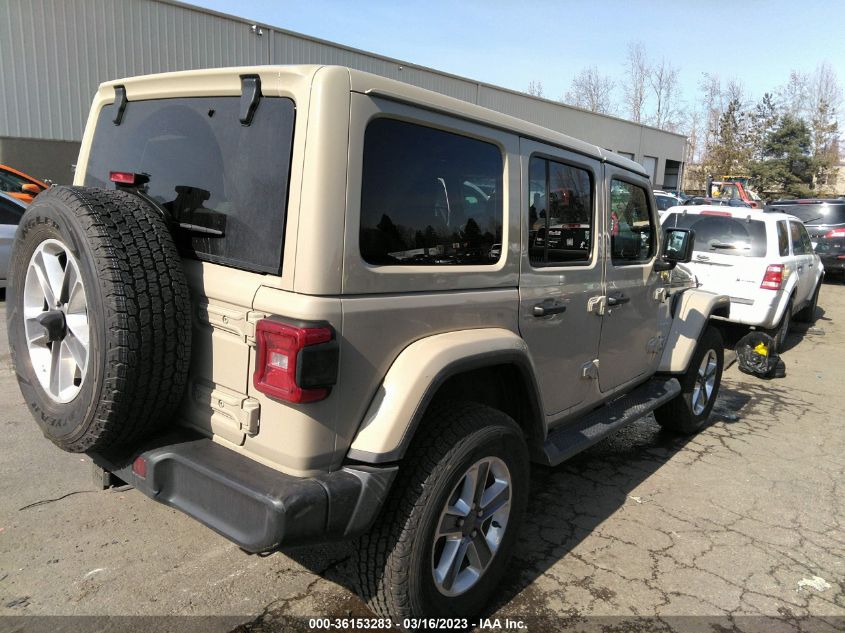 2022 JEEP WRANGLER UNLIMITED SAHARA VIN: 1C4HJXEM0NW254610