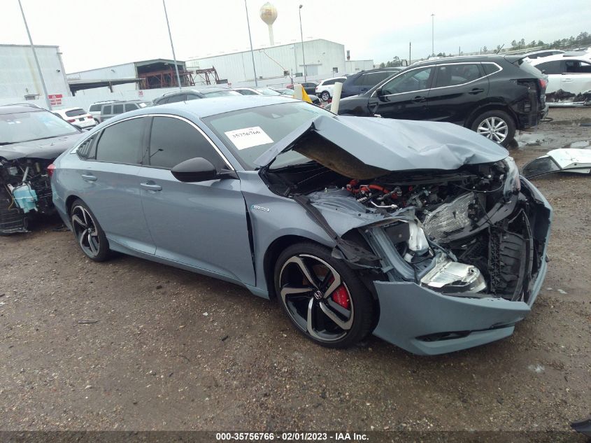 2022 HONDA ACCORD HYBRID SPORT VIN: 1HGCV3F28NA031248