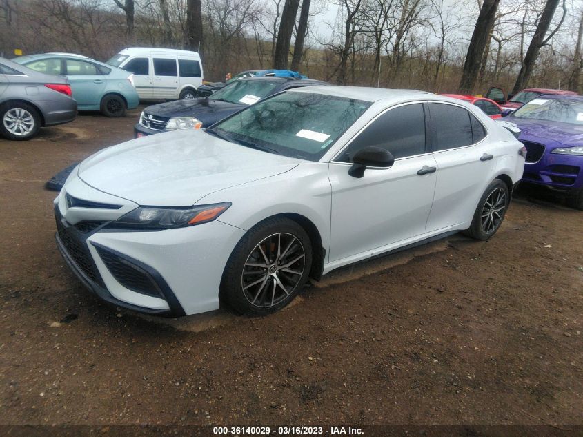 2022 TOYOTA CAMRY SE VIN: 4T1G11BK8NU047496