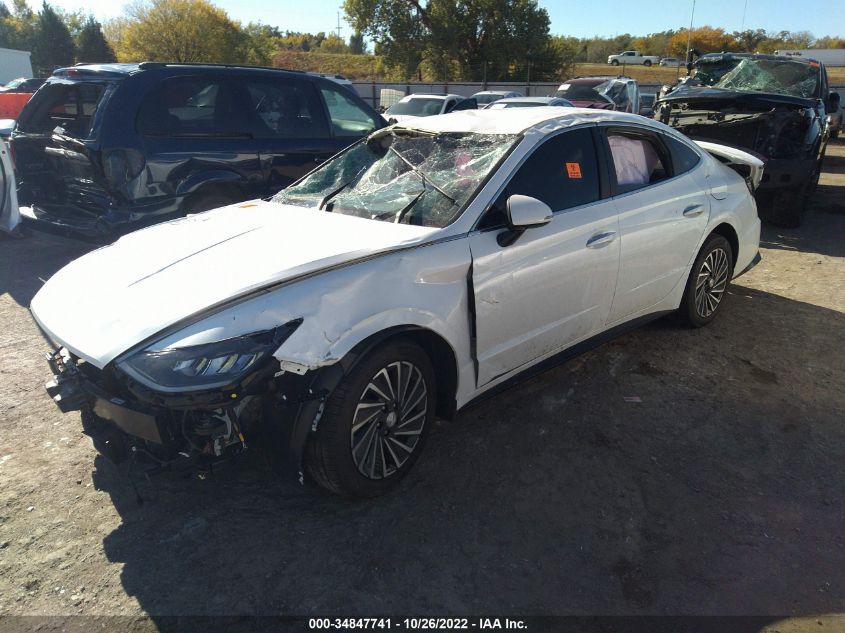 2021 HYUNDAI SONATA HYBRID SEL VIN: KMHL34JJ5MA024941