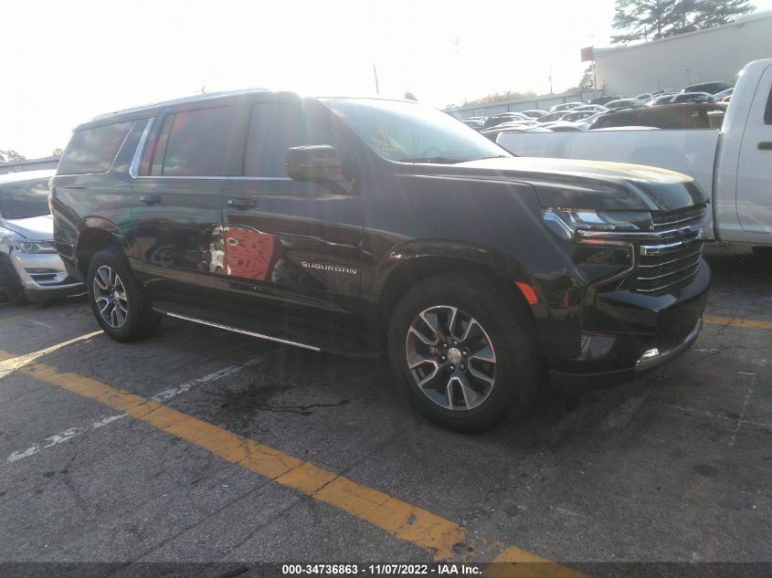 2022 CHEVROLET SUBURBAN LT VIN: 1GNSCCKD1NR293743