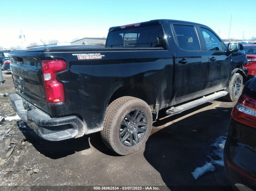 2022 CHEVROLET SILVERADO 1500 LT TRAIL BOSS VIN: 3GCUDFET1NG575447