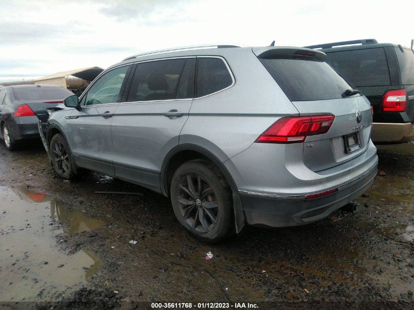 2022 VOLKSWAGEN TIGUAN SE VIN: 3VV2B7AX8NM059326