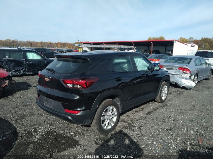 2021 CHEVROLET TRAILBLAZER LS VIN: KL79MMS23MB127382