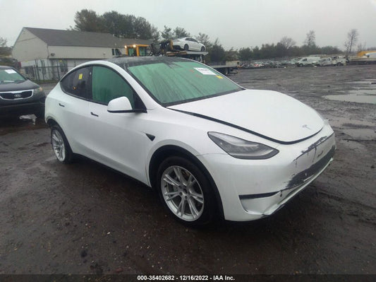 2021 TESLA MODEL Y LONG RANGE VIN: 5YJYGDEE7MF086537