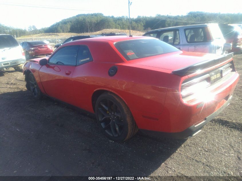 2022 DODGE CHALLENGER R/T VIN: 2C3CDZBT8NH124926