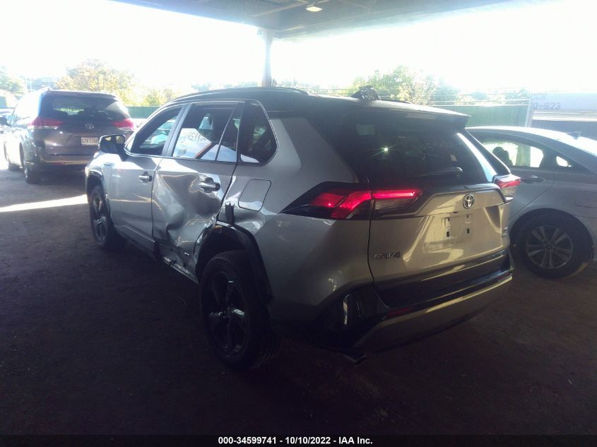 2021 TOYOTA RAV4 HYBRID XSE VIN: 4T3E6RFV7MU037401