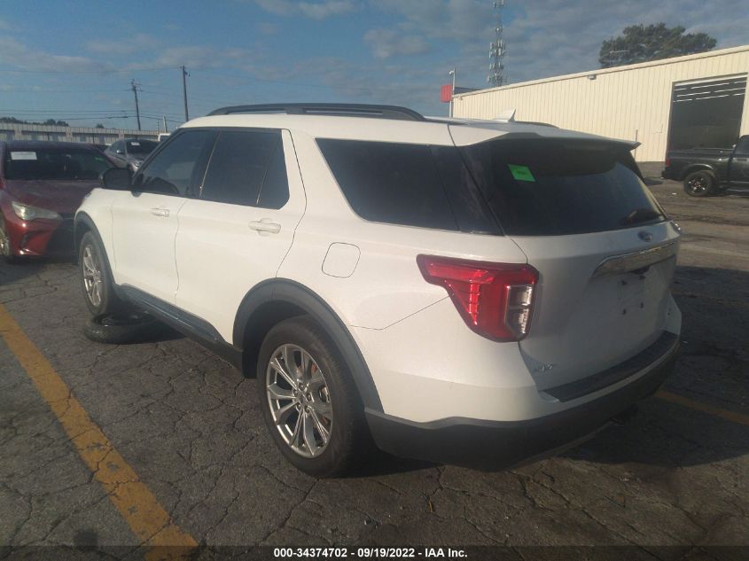 2020 FORD EXPLORER XLT VIN: 1FMSK7DH3LGA57800
