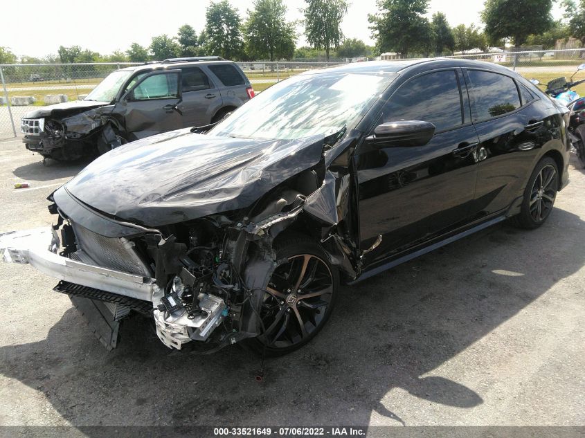 2021 HONDA CIVIC HATCHBACK SPORT VIN: SHHFK7H43MU410298