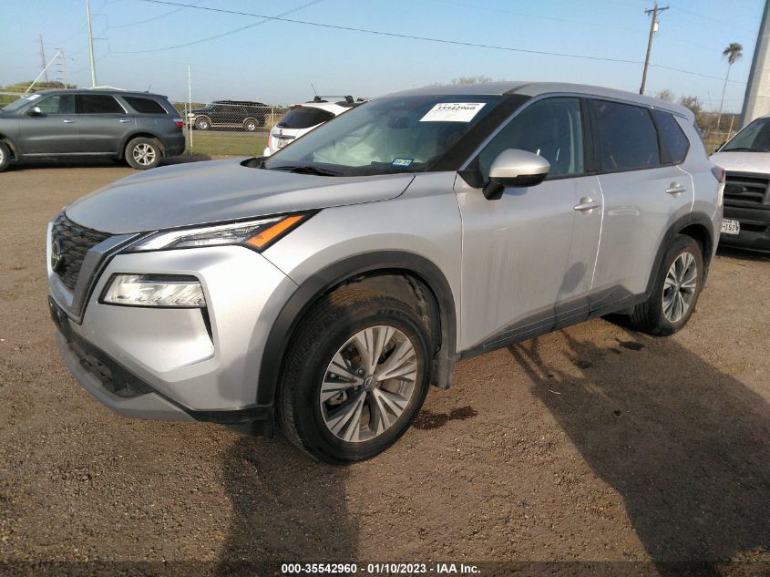 2022 NISSAN ROGUE SV VIN: 5N1BT3BA1NC693623