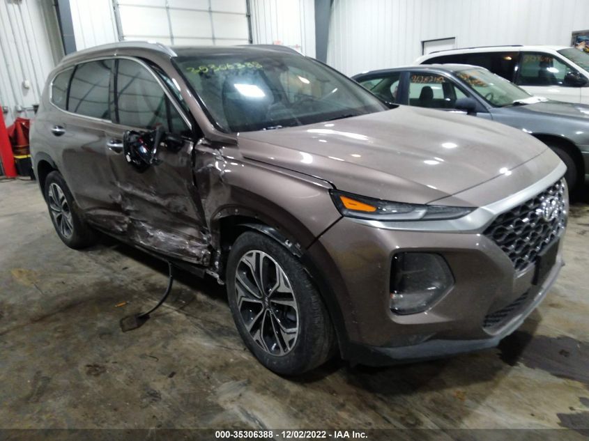 2020 HYUNDAI SANTA FE SEL VIN: 5NMS33AAXLH271144