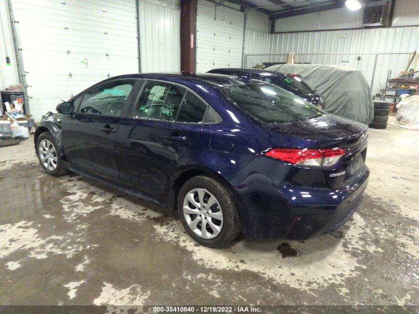 2022 TOYOTA COROLLA LE VIN: 5YFEPMAE6NP292639