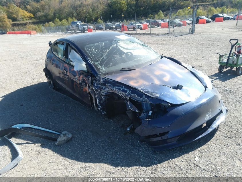 2022 TESLA MODEL 3 LONG RANGE VIN: 5YJ3E1EBXNF334561
