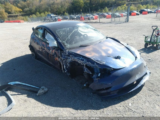 2022 TESLA MODEL 3 LONG RANGE VIN: 5YJ3E1EBXNF334561