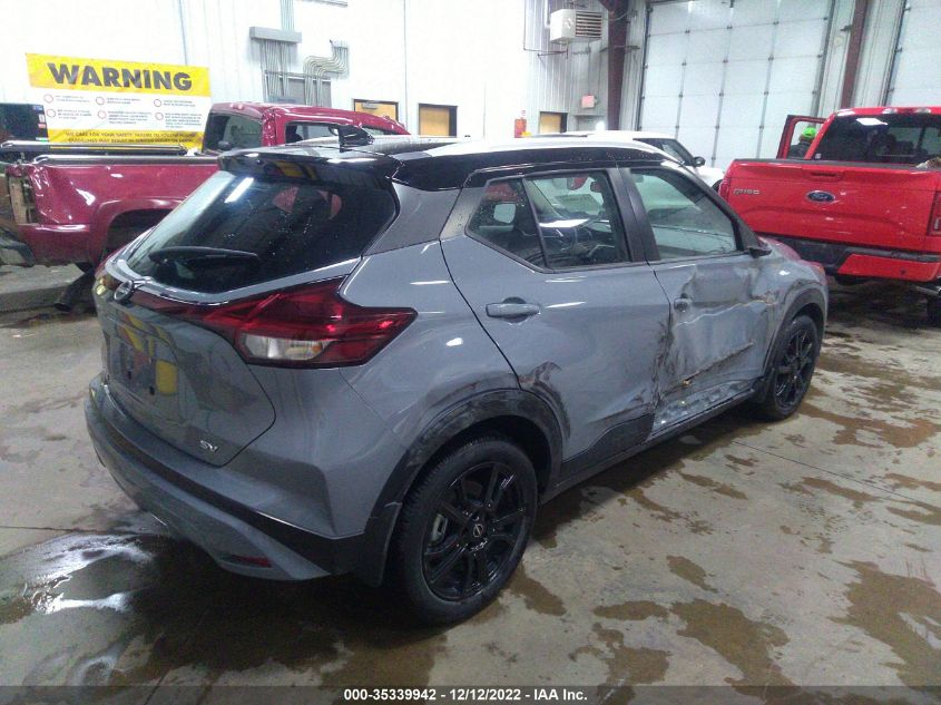 2022 NISSAN KICKS SV VIN: 3N1CP5CV4NL490842