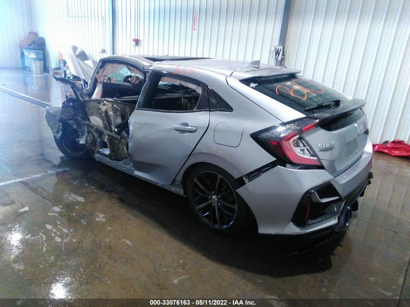 2021 HONDA CIVIC HATCHBACK SPORT TOURING VIN: SHHFK7H90MU200818