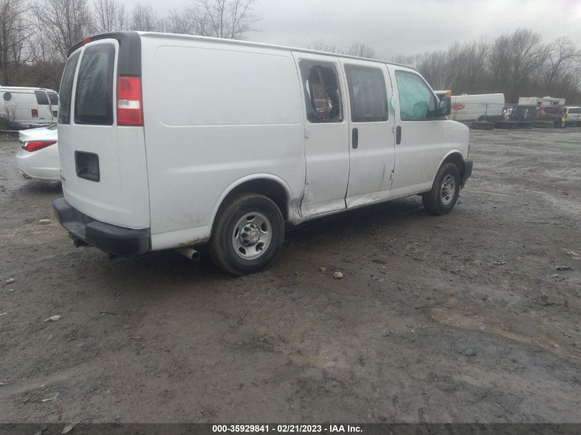 2022 CHEVROLET EXPRESS CARGO VAN VIN: 1GCWGAF72N1167512