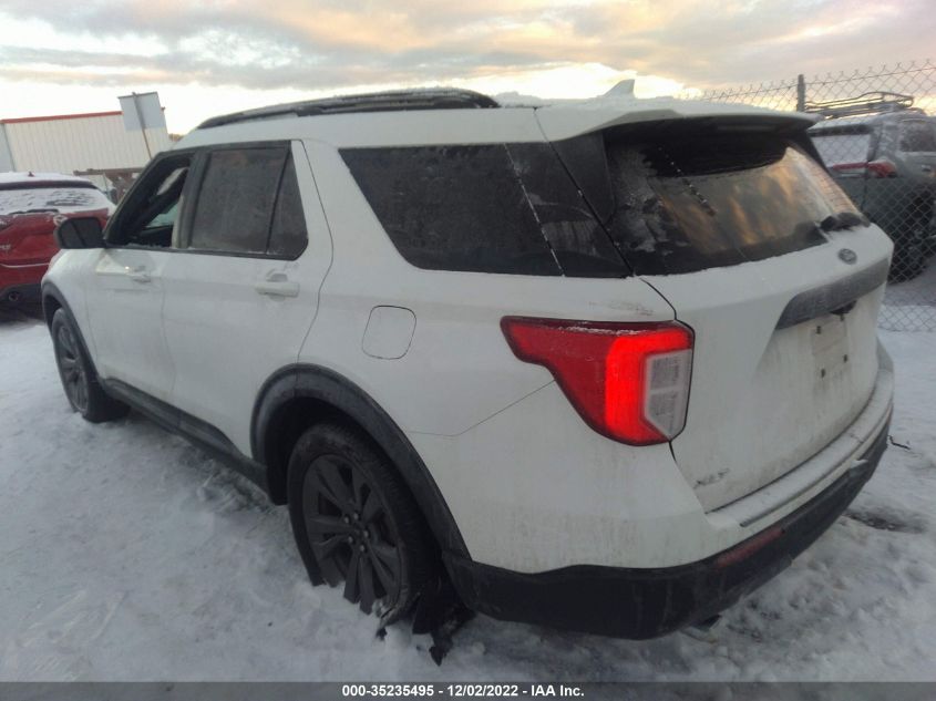 2021 FORD EXPLORER XLT VIN: 1FMSK7DH1MGA82423