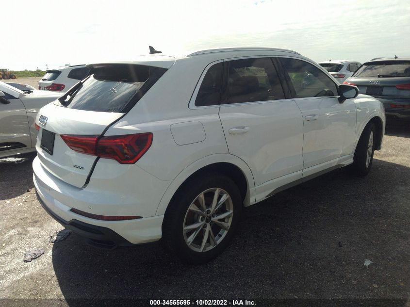 2021 AUDI Q3 S LINE PREMIUM VIN: WA1DECF3XM1037881