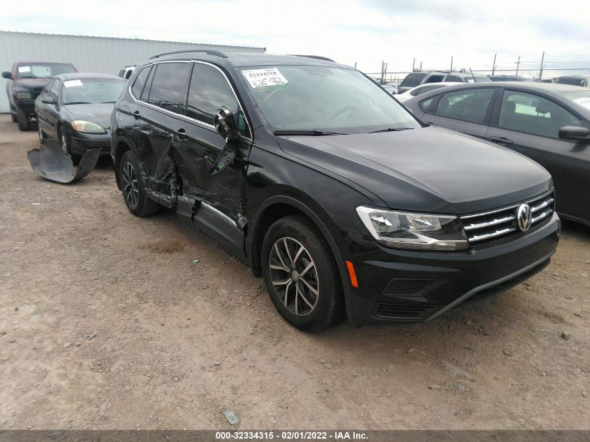 2021 VOLKSWAGEN TIGUAN SE VIN: 3VV3B7AX3MM094052