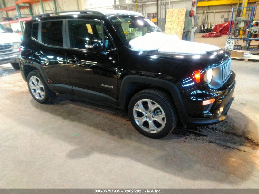 2022 JEEP RENEGADE LIMITED VIN: ZACNJDD13NPN63376