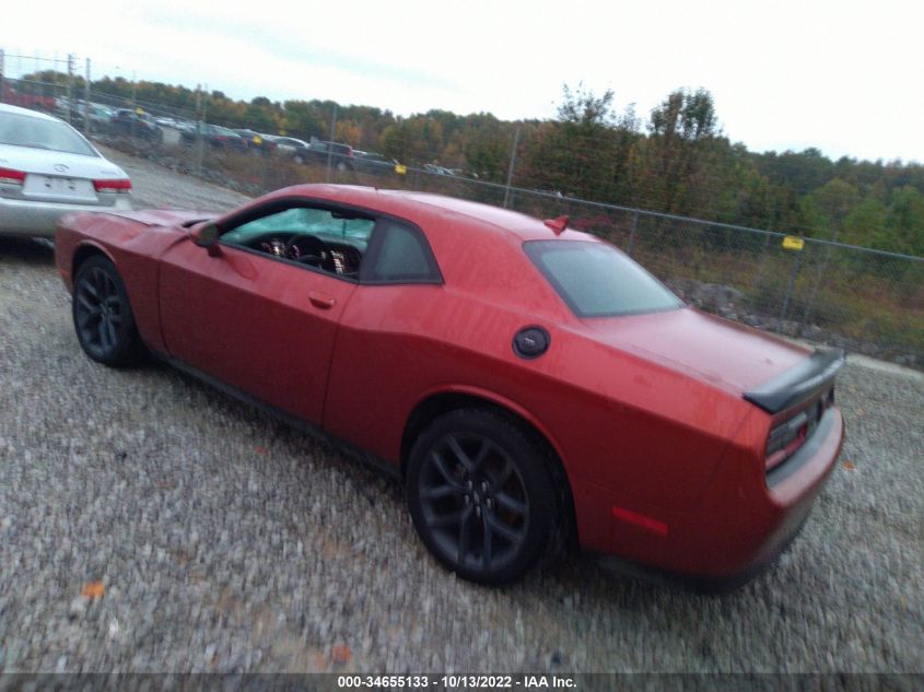 2021 DODGE CHALLENGER SXT VIN: 2C3CDZAG8MH572618