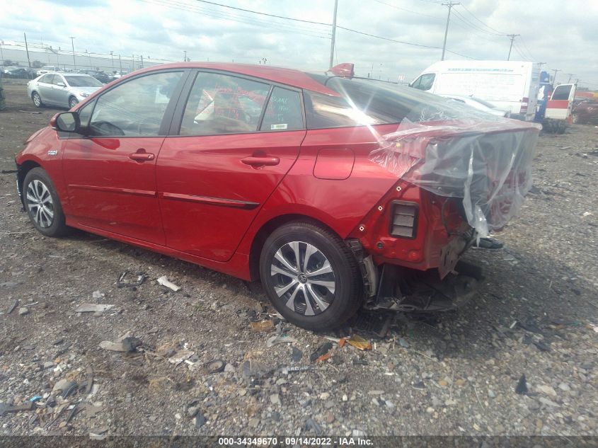 2021 TOYOTA PRIUS PRIME LE/XLE/LIMITED VIN: JTDKAMFP4M3192836