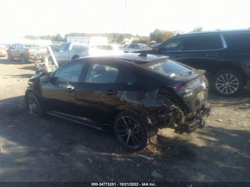 2021 HONDA CIVIC HATCHBACK SPORT VIN: SHHFK7H46MU225596