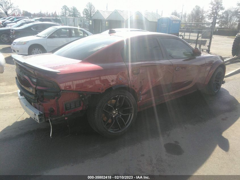 2022 DODGE CHARGER SCAT PACK WIDEBODY VIN: 2C3CDXGJXNH173170