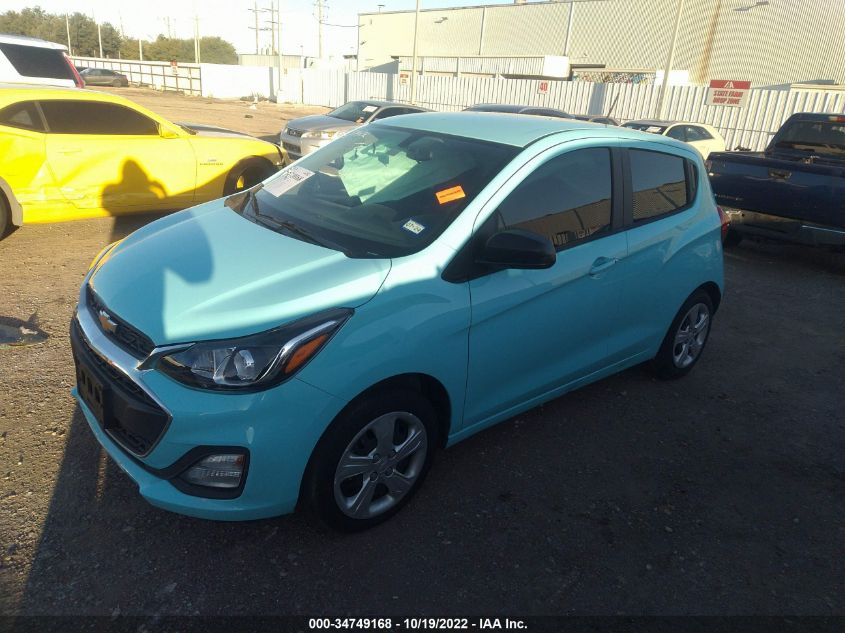 2022 CHEVROLET SPARK LS VIN: KL8CB6SA1NC021583