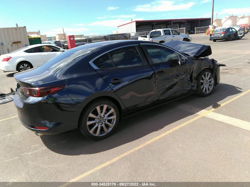 2022 MAZDA MAZDA3 SEDAN SELECT VIN: 3MZBPABL6NM300015