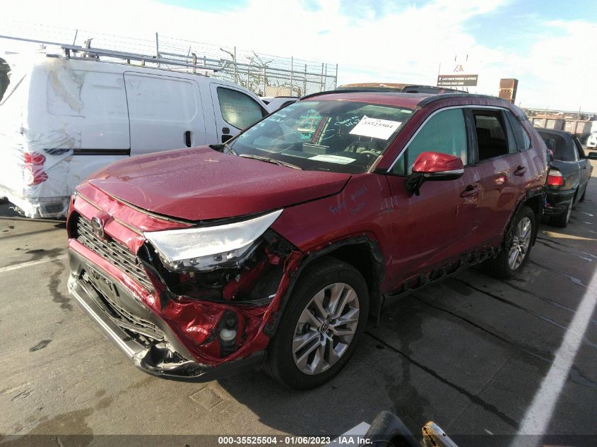 2021 TOYOTA RAV4 XLE PREMIUM VIN: 2T3C1RFV9MW148974