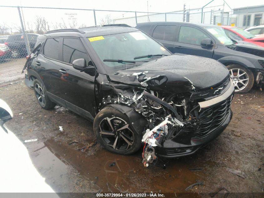2022 CHEVROLET TRAILBLAZER RS VIN: KL79MTSL2NB008033