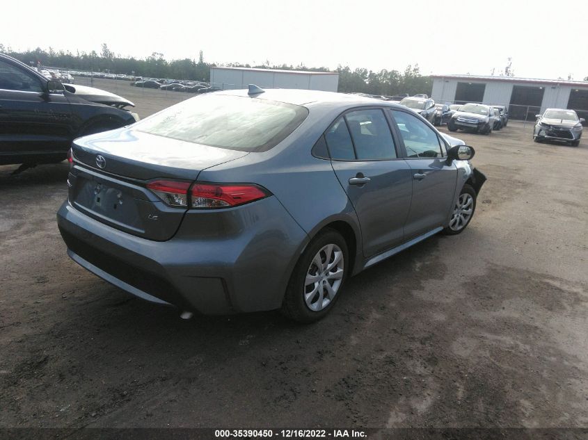 2022 TOYOTA COROLLA LE VIN: 5YFEPMAE2NP371659