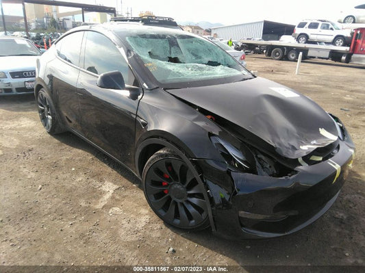 2022 TESLA MODEL Y PERFORMANCE VIN: 7SAYGDEF2NF518156